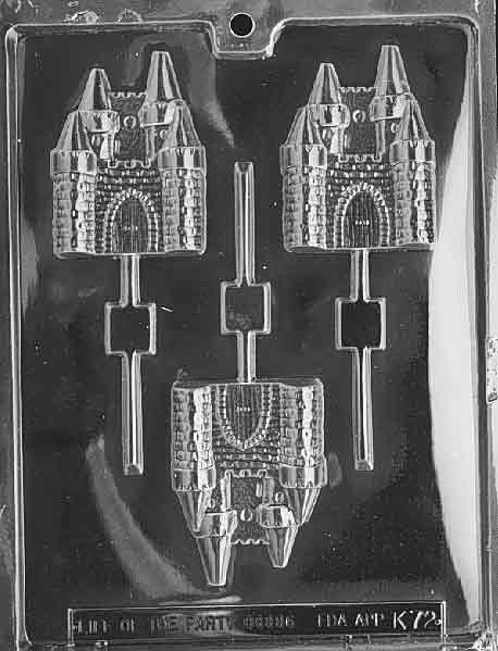 Castle Lollipop Chocolate Mould